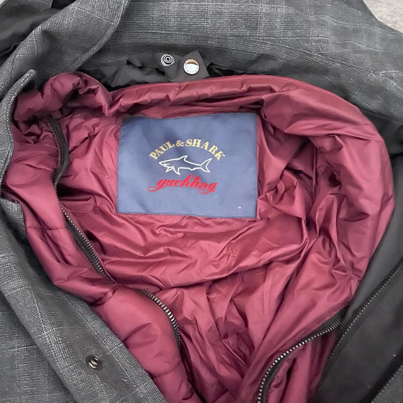 Paul & Shark Yachting 3-in-1 Wool Typhoon Coat Hood medium Like-New jacket - Picture 9 of 12